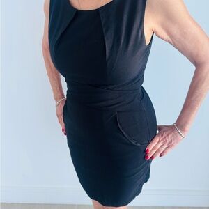 Teeze Me Elegant Black Midi Dress